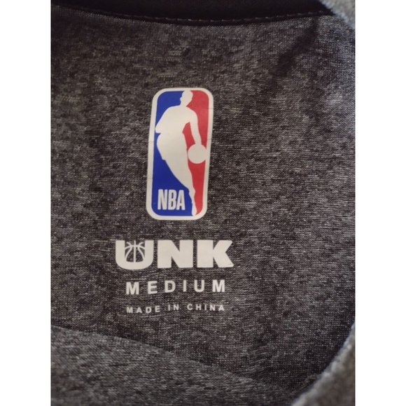UNK San Antonio Spurs Mens Silky Tshirt Size M Gray Basketball NBA Stretch - Picture 5 of 7